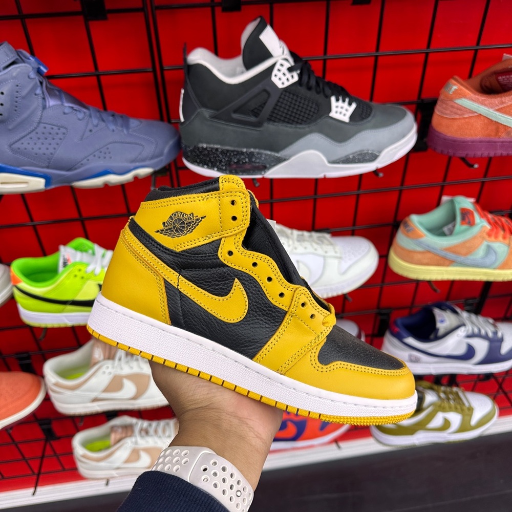Jordan 1 pollen big kids shoes